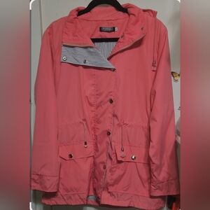 Women's Pink Hooded Jacket